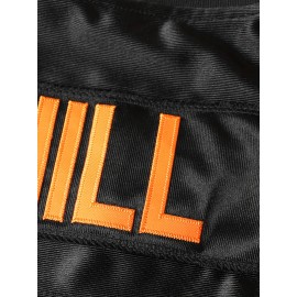 Men's #10 Embroidered Black Football Jersey - Breathable, Casual V-Neck Sports Shirt for All Seasons