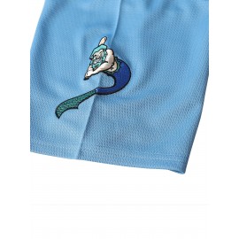 Men'S #55 Embroidered V-Neck Baseball Shirt, Polyester Knit Fabric, Loose Fit, Button Closure, Casual Sports Top for Team Sports, Fishing, Hiking, Running, Cycling - Perfect for Parties, Beach, Summer Events - Sizes S-XXXL