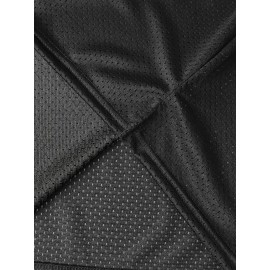 Men's #7 NYC Rugby Jersey - Breathable & Comfortable V-Neck Sports Shirt for Training, Casual Wear & Outdoor Activities, Sizes S-3XL, Black with Orange & Blue Accents