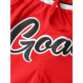 Men'S Casual # 23 Basketball Shorts, Embroidered Letter Design, Men'S Summer Breathable Quick Drying Sports Shorts