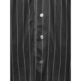 Men'S # 16 Embroidered Black Baseball Jacket V-neck Elastic Fit Suitable For Leisure And Sports Outdoor Activities Size S-3XL