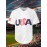 Baseball USA Blank White Embroidered Polyester Baseball Jersey, Suitable For Games And Training, Worn In Spring, Summer, And Autumn, Size S-3XL