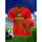 Women's Large Size Professional Sports Fabric Creative Pattern Print Portugal Home Soccer Jersey T-shirt, Soccer Jersey Flag Uniforms Shirts Breathable And Lightweight, Moisture-Wicking, As Gifts For Sports Fans